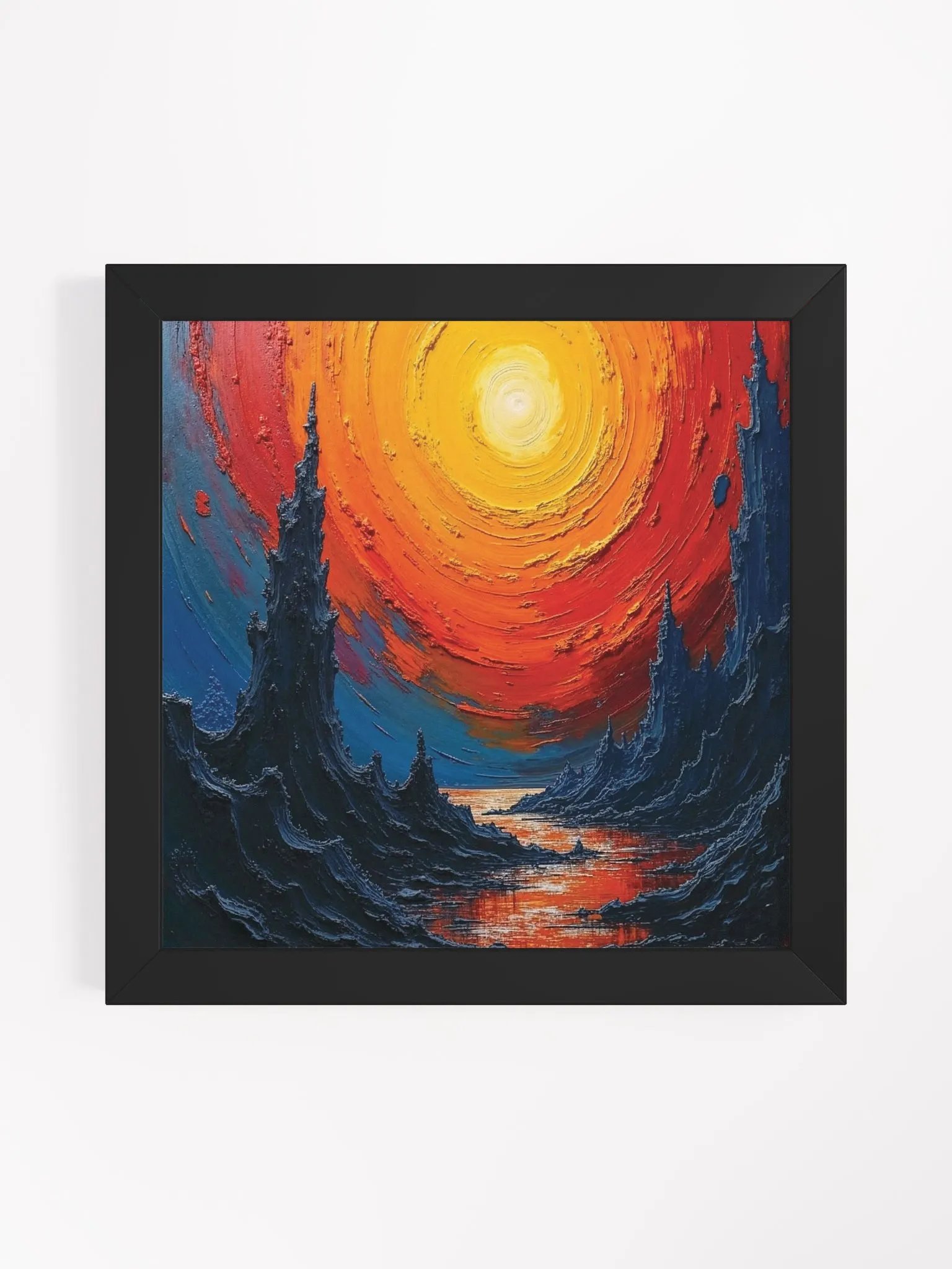 Ethereal Mountain Sunset Framed Print product image (3)