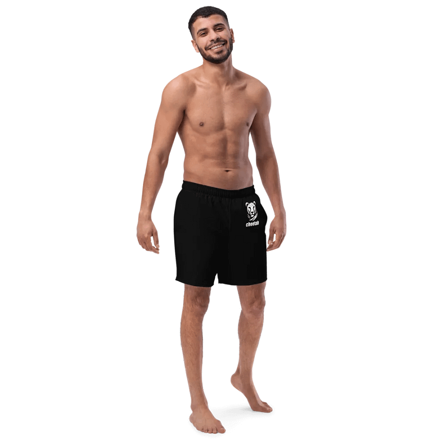 Cheetah Swim Trunks black product image (3)