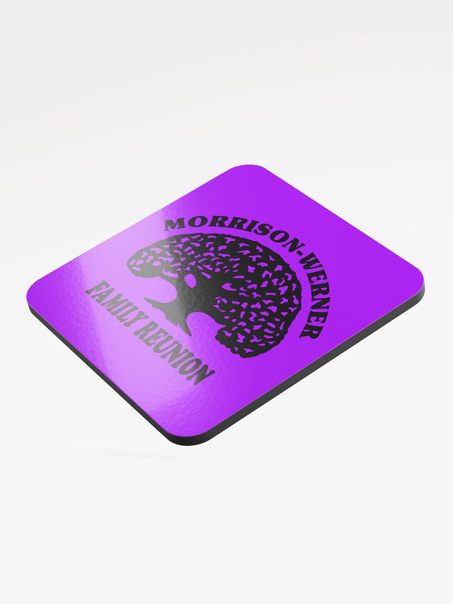 "Morrison-Werner Tree" Drink Coaster (Purple) product image (4)