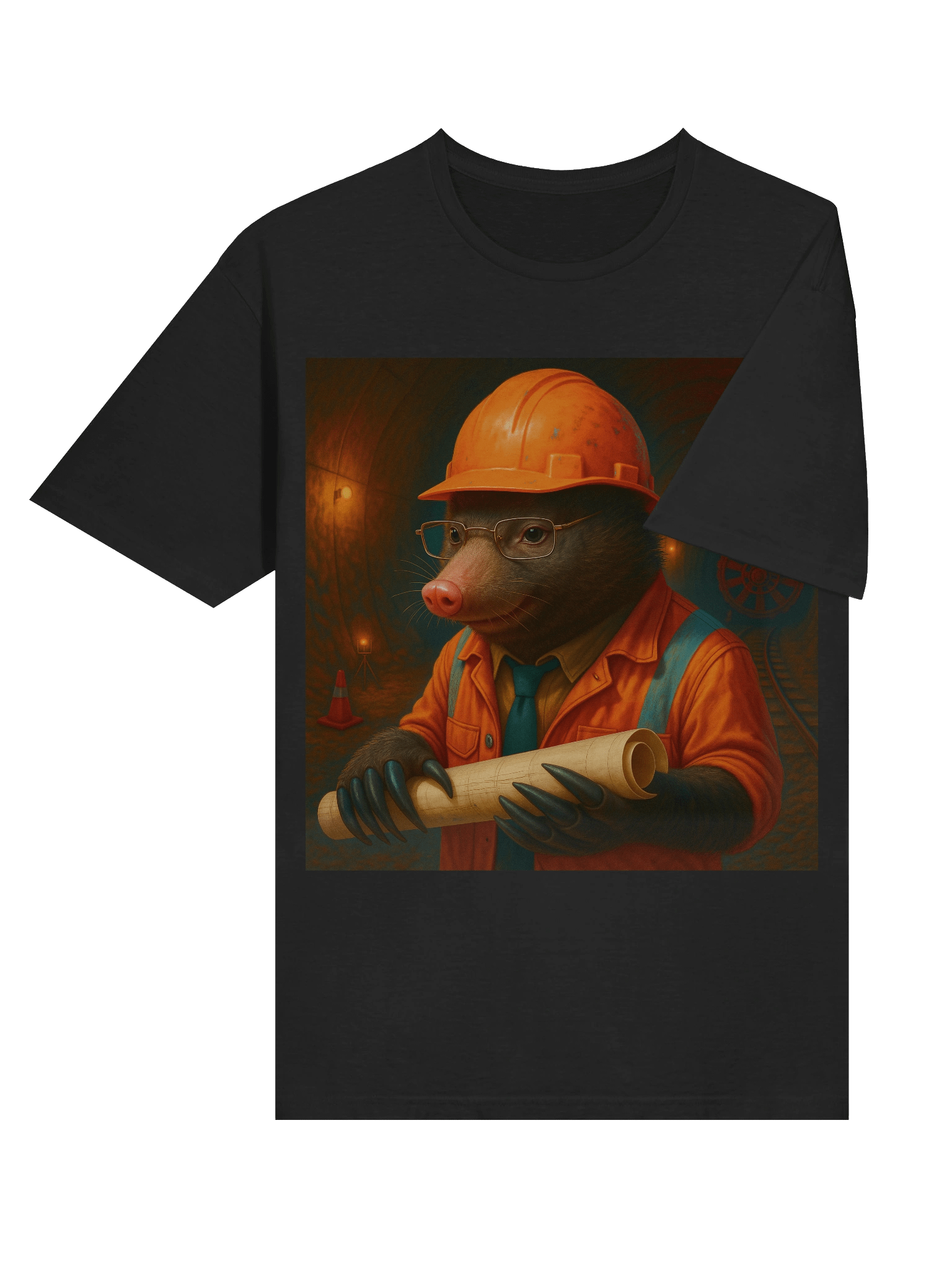Mole Tunnel Engineer Unisex T-Shirt product image (46)