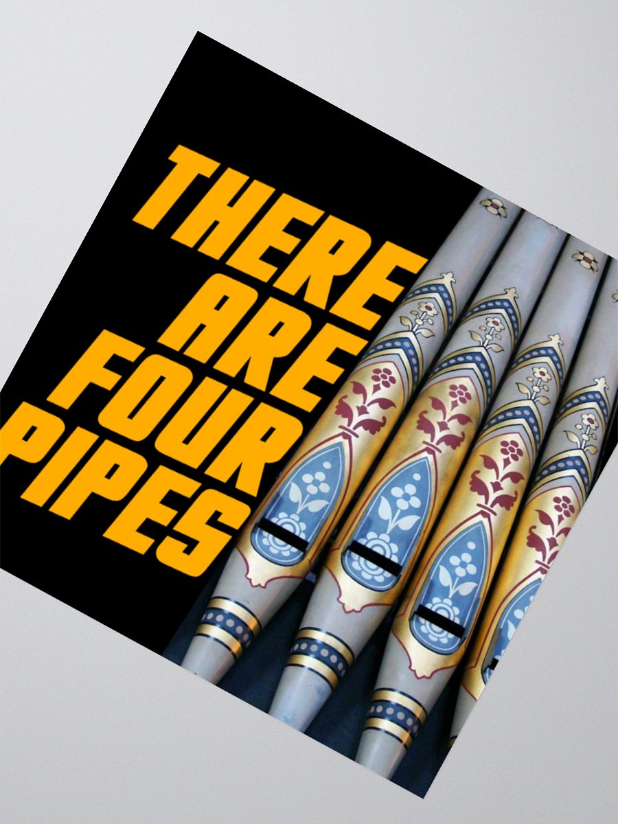There are four pipes sticker product image (6)