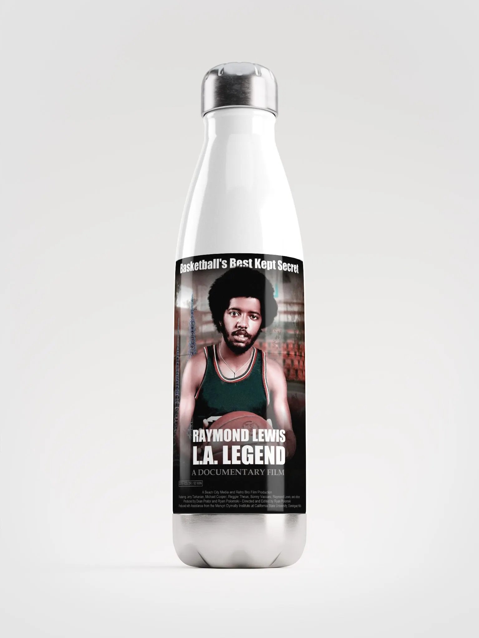 Raymond Lewis L.A. Legend Movie Poster Stainless Steele Water Bottle product image (1)