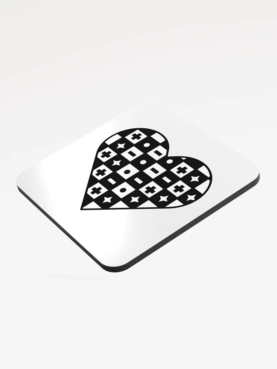 Checkered Heart Coaster product image (3)