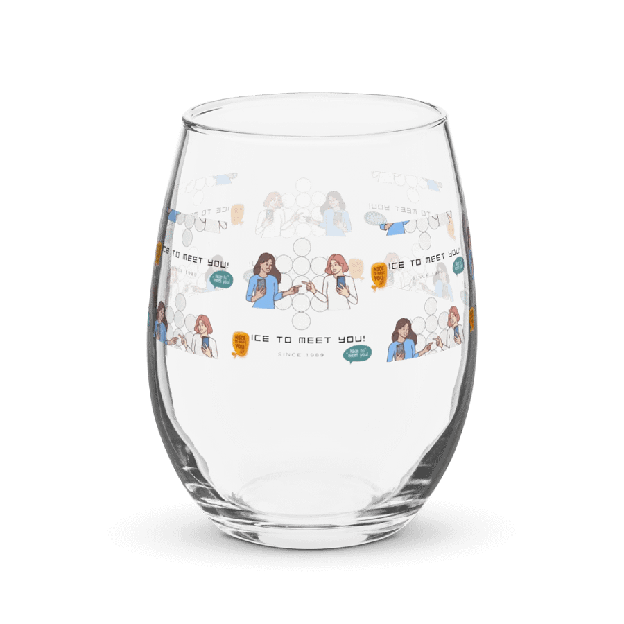 Ice To Meet You! Stemless Wine Glass product image (5)