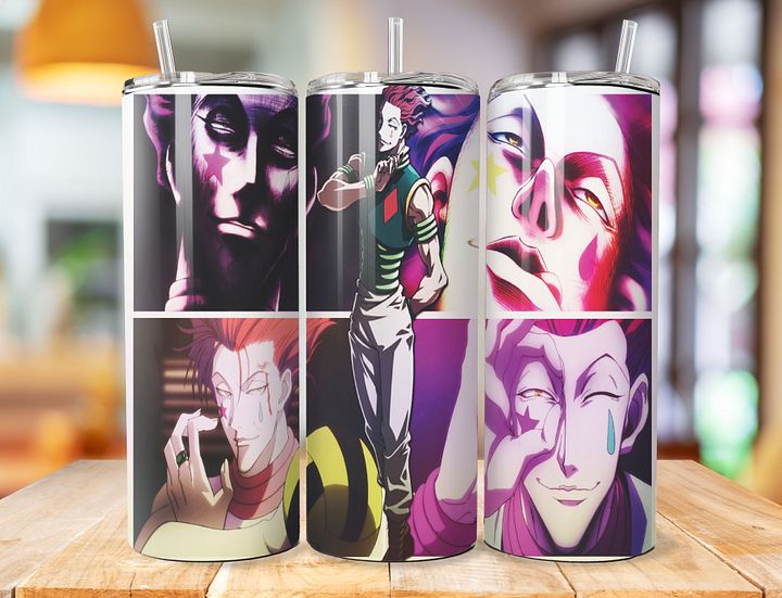 Hisoka Morow 20 oz Stainless Steel Tumbler – Hunter x Hunter Magician Design product image (1)