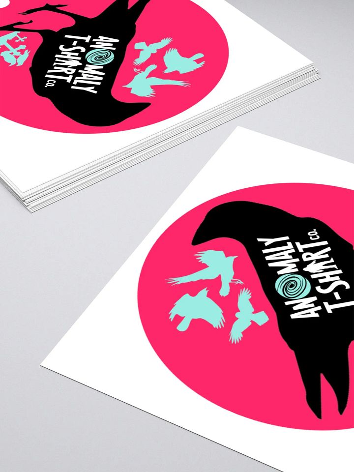 Blood Moon Raven Kiss Cut Stickers product image (1)