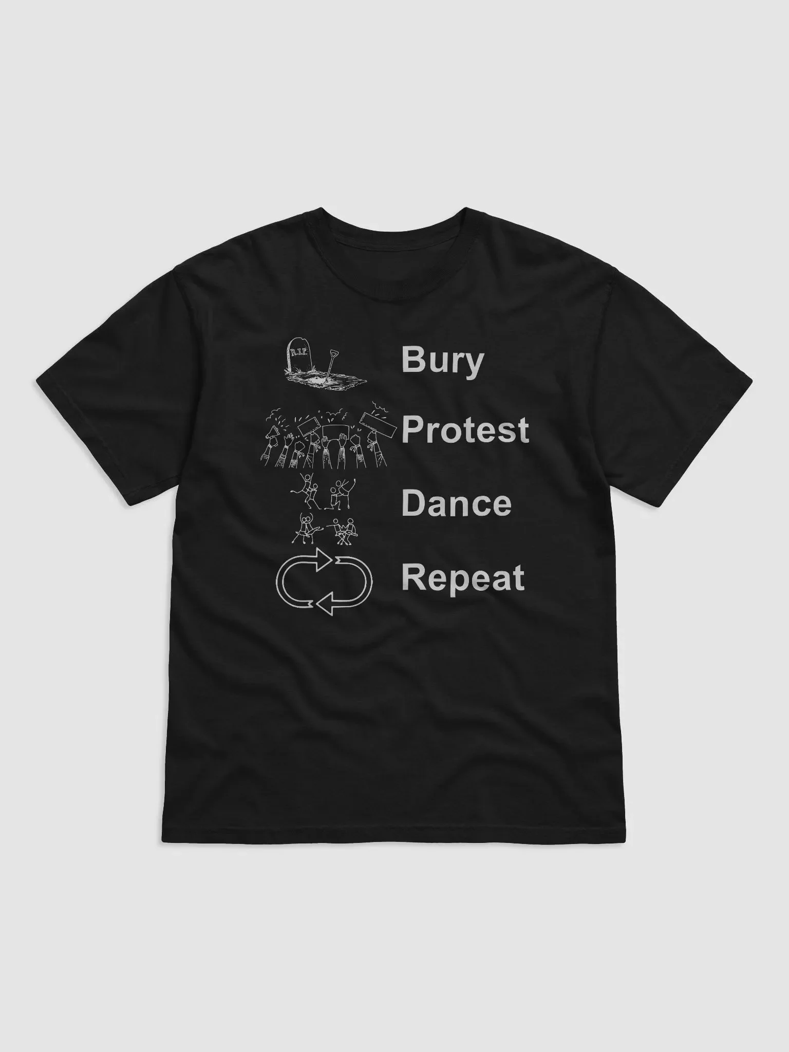 Bury Protest Dance Repeat (White) product image (1)