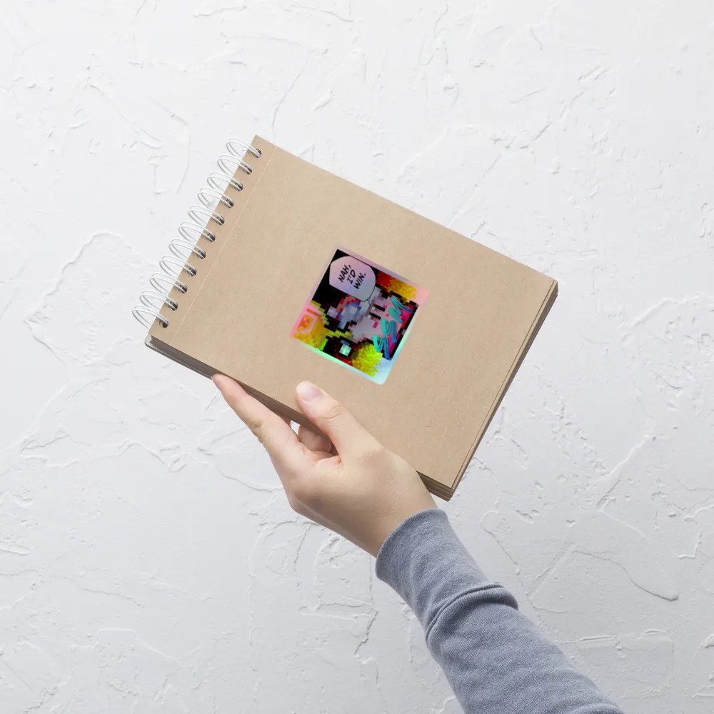 Nah, I'd Win Holographic Sticker product image (7)