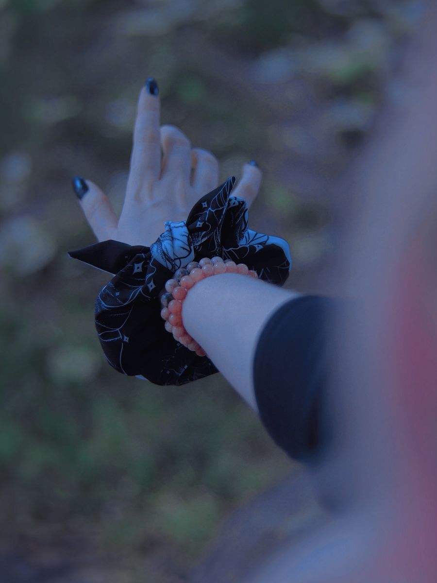 Starry Night Flower | Scrunchie product image (3)