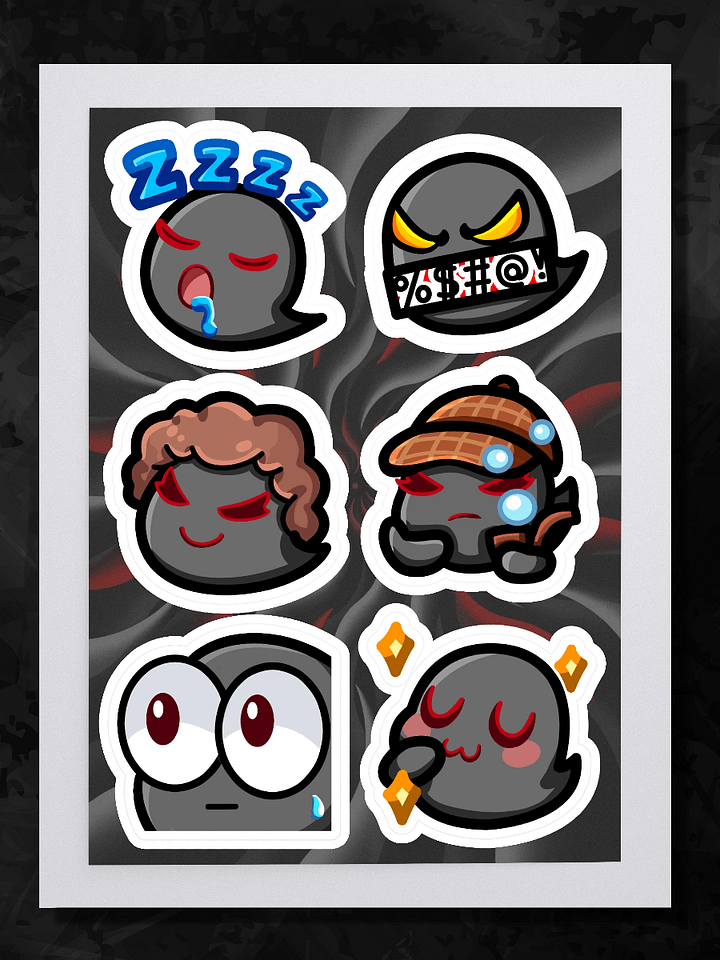 Emote Sticker Sheet 8 product image (1)