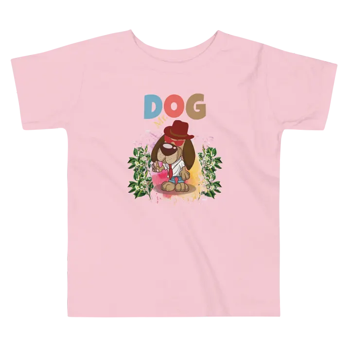 Mr. Dog Cute & Colorful Funny Toddler T-Shirt – Trendy Bella + Canvas Kids Gift product image (2)