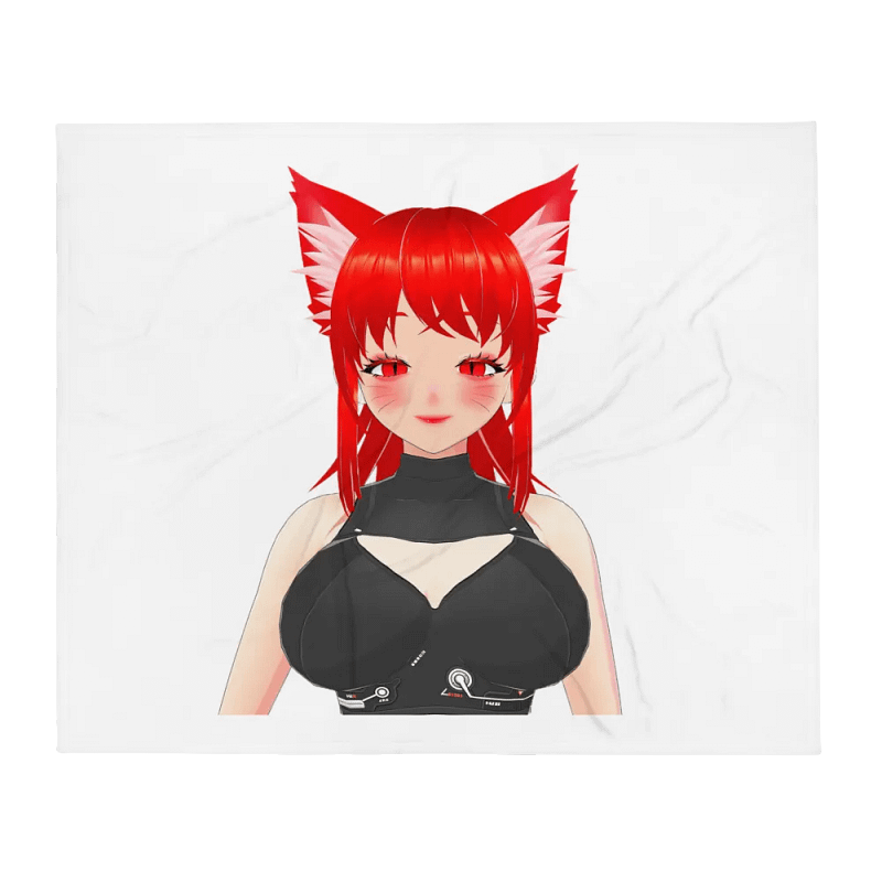 Foxy Red Throw Blanket