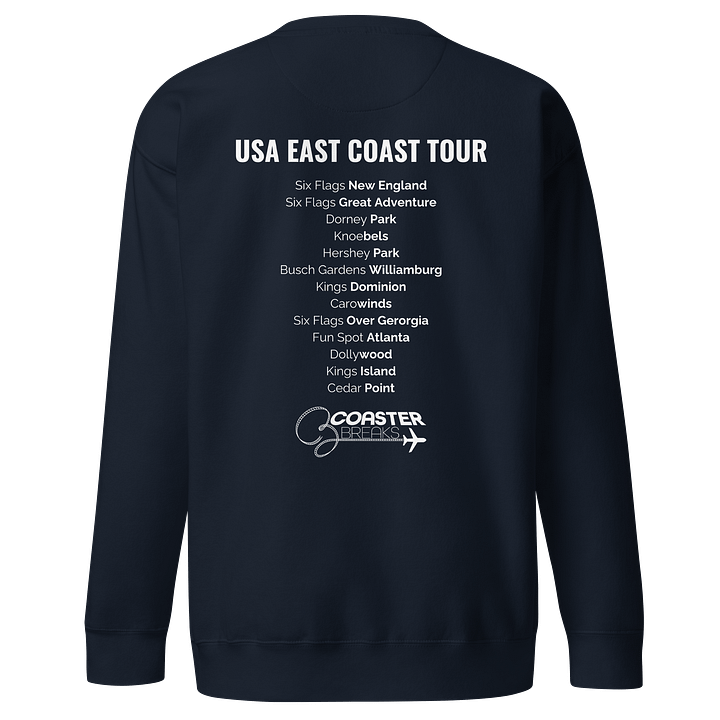 USA East Coast Tour Full Logo Sweatshirt - Dark Colours product image (5)