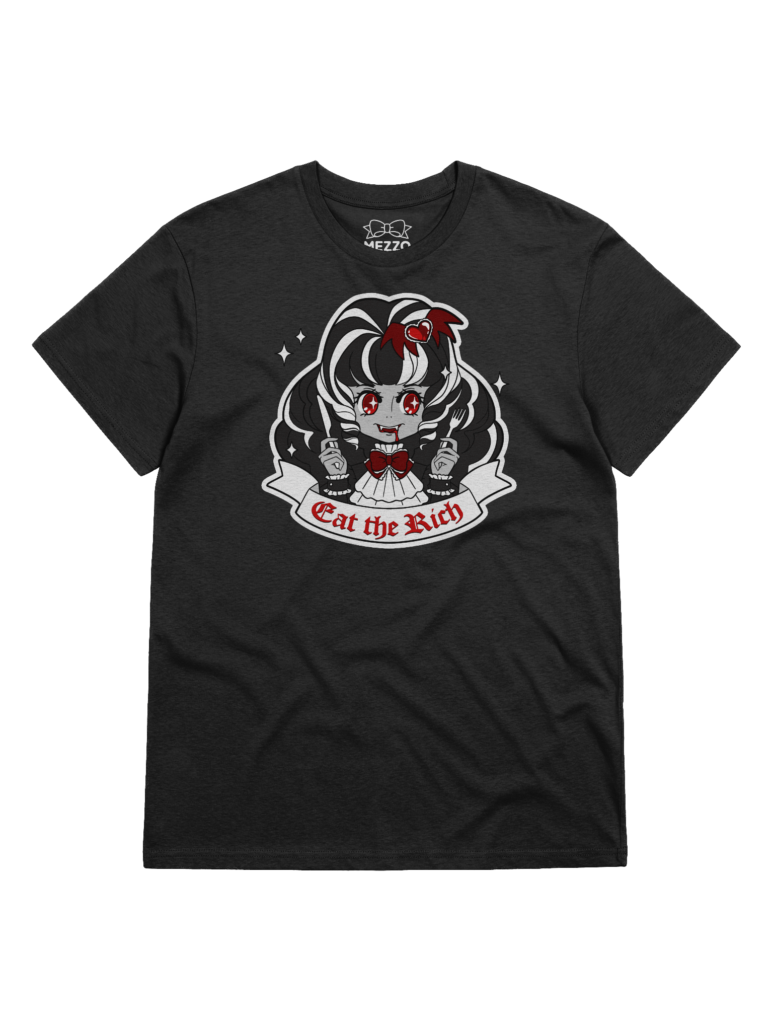 𝑬𝑼⧸𝑼𝑲 Eat the Rich (Black) organic cotton t-shirt product image (1)