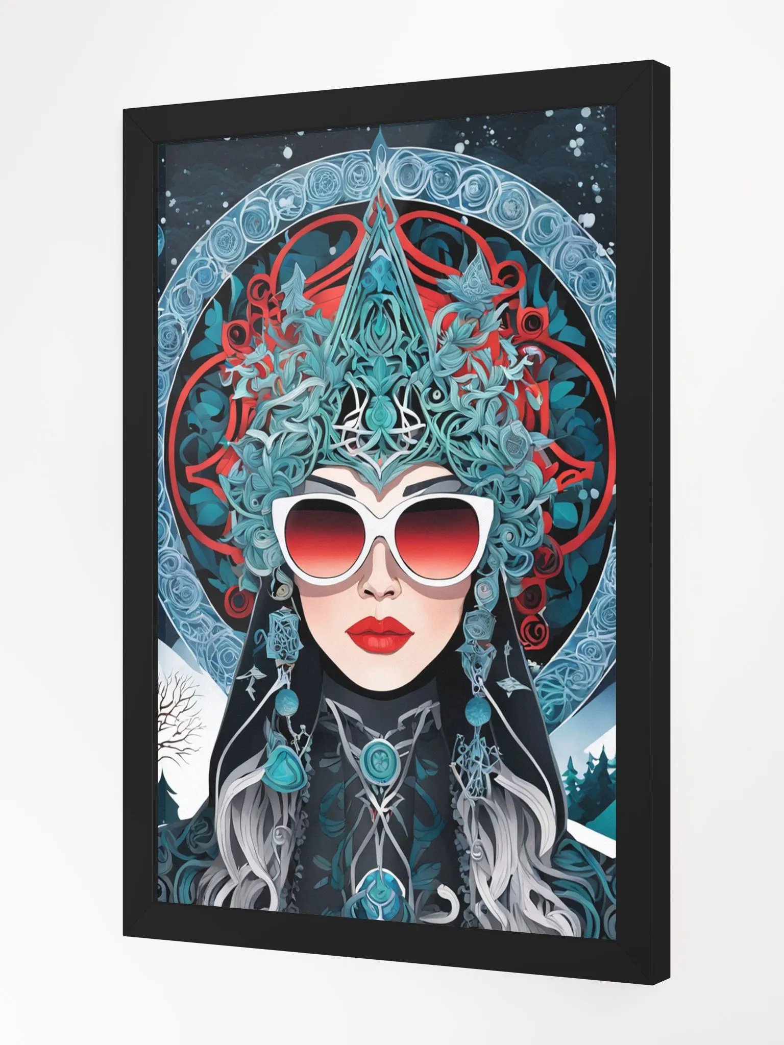 Winter Wiccan 02 - Framed Matte Poster product image (2)