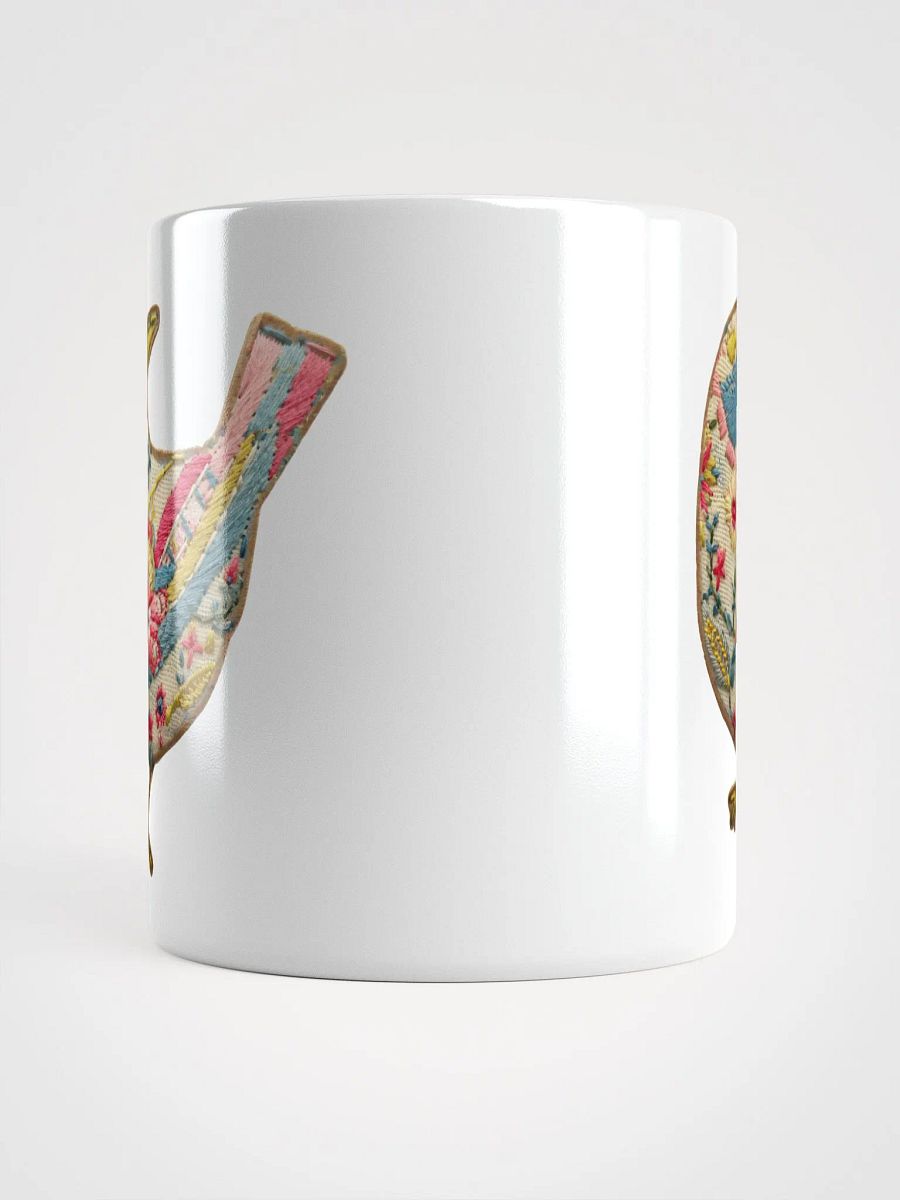 Floral Bird Embroidered Patch Mug product image (13)