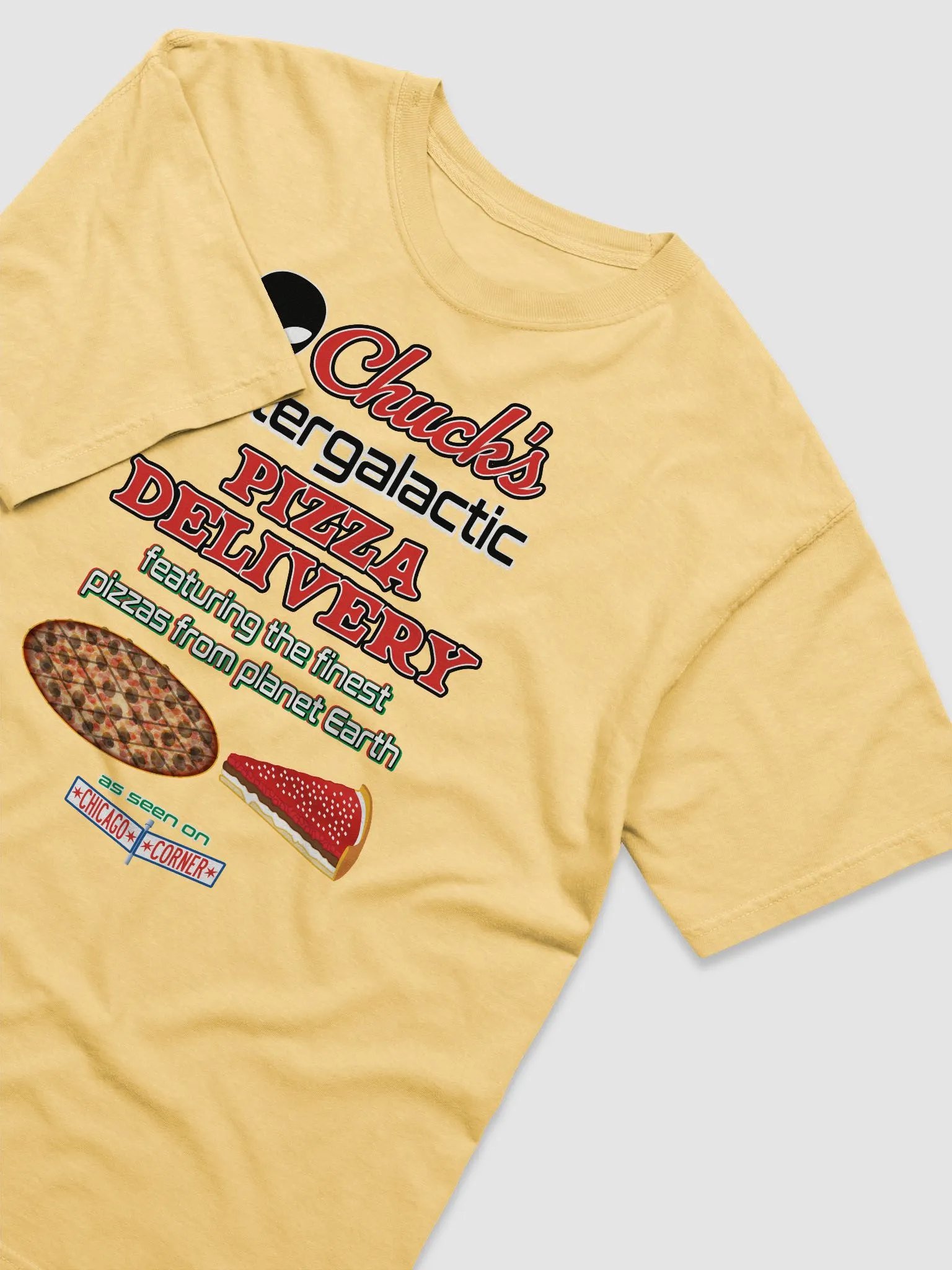 Chuck's Intergalactic Pizza Delivery - Finest Pizzas From Planet Earth , as seen on Chicago Corner TV! product image (3)