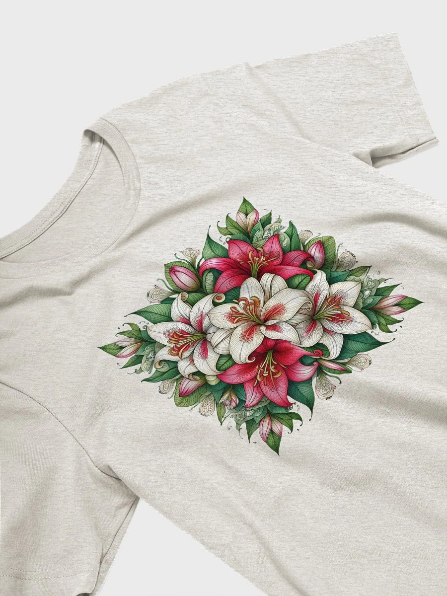 Iconic Comfort T-Shirt | AI Design mandala patterned flowers product image (3)