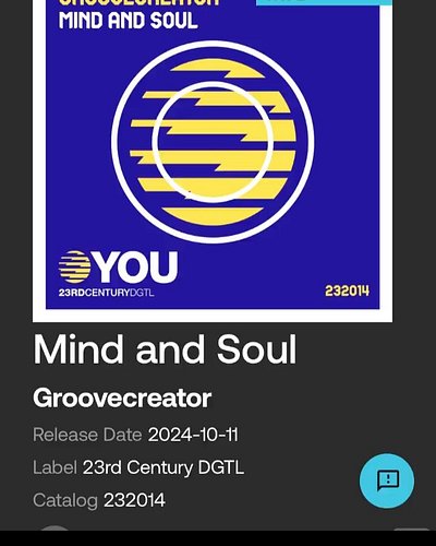 We are excited for the release of “Mind And Soul” today on @23rdcenturydgtl recordings signed by the legend himself @carlcoxo...