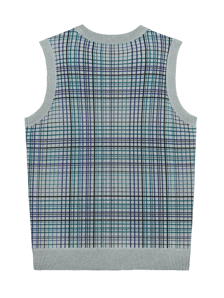White Plaid Vest product image (2)