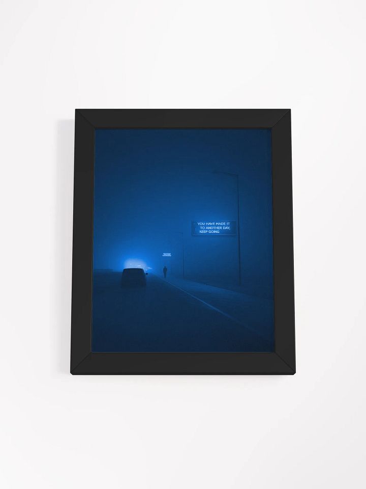 "Keep going" Framed Poster product image (4)