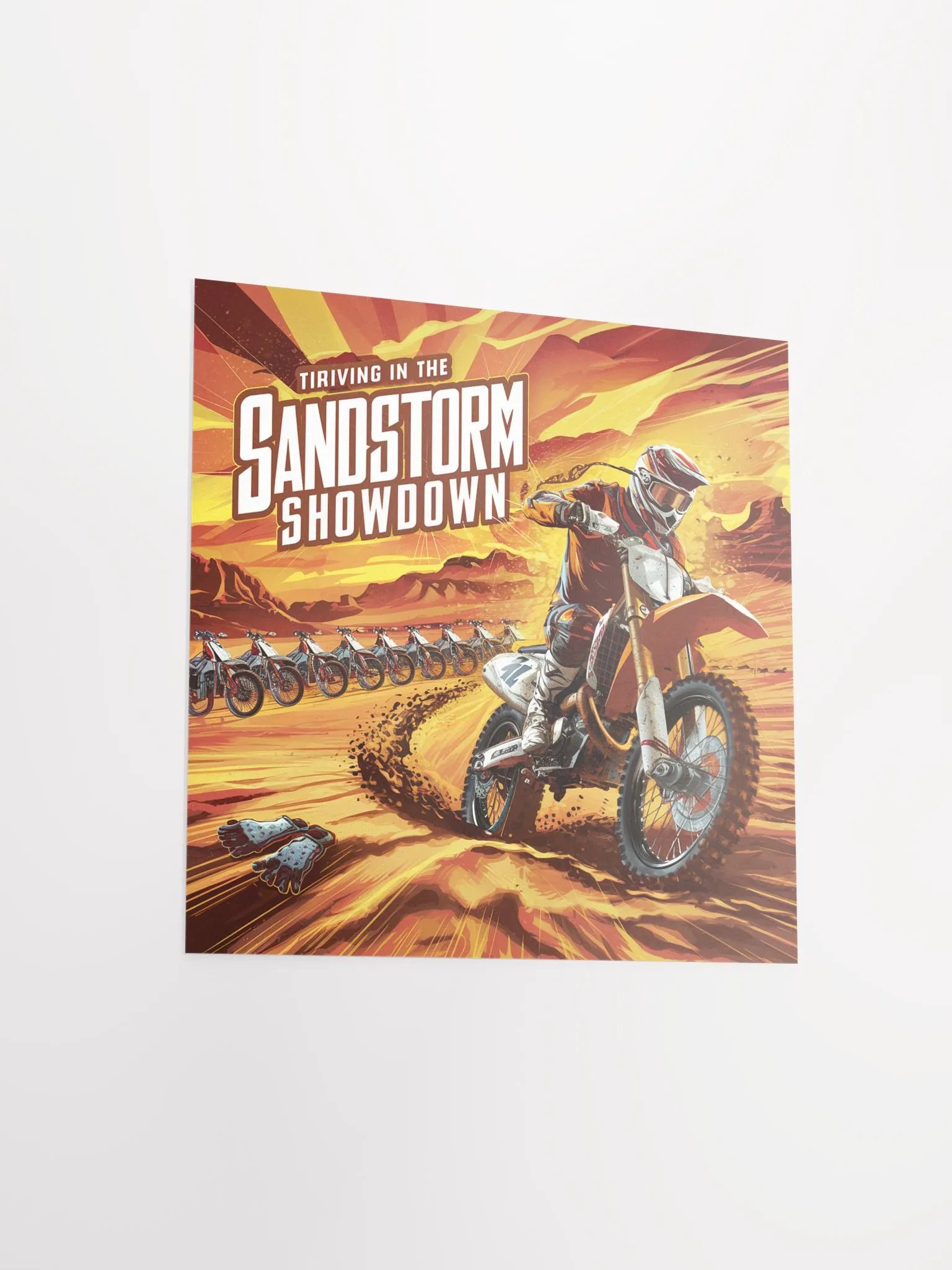 Thriving in the Sandstorm Showdown - Matte Poster product image (3)
