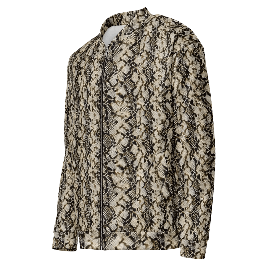 Beige Snake Pattern Woman Jacket product image (3)
