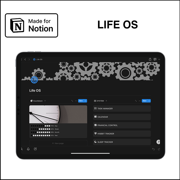 Notion Template - Life OS product image (1)