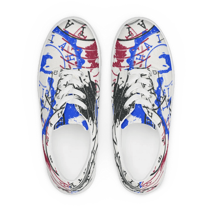 Haitian Stamp Collection Men's Canvas Shoes product image (2)