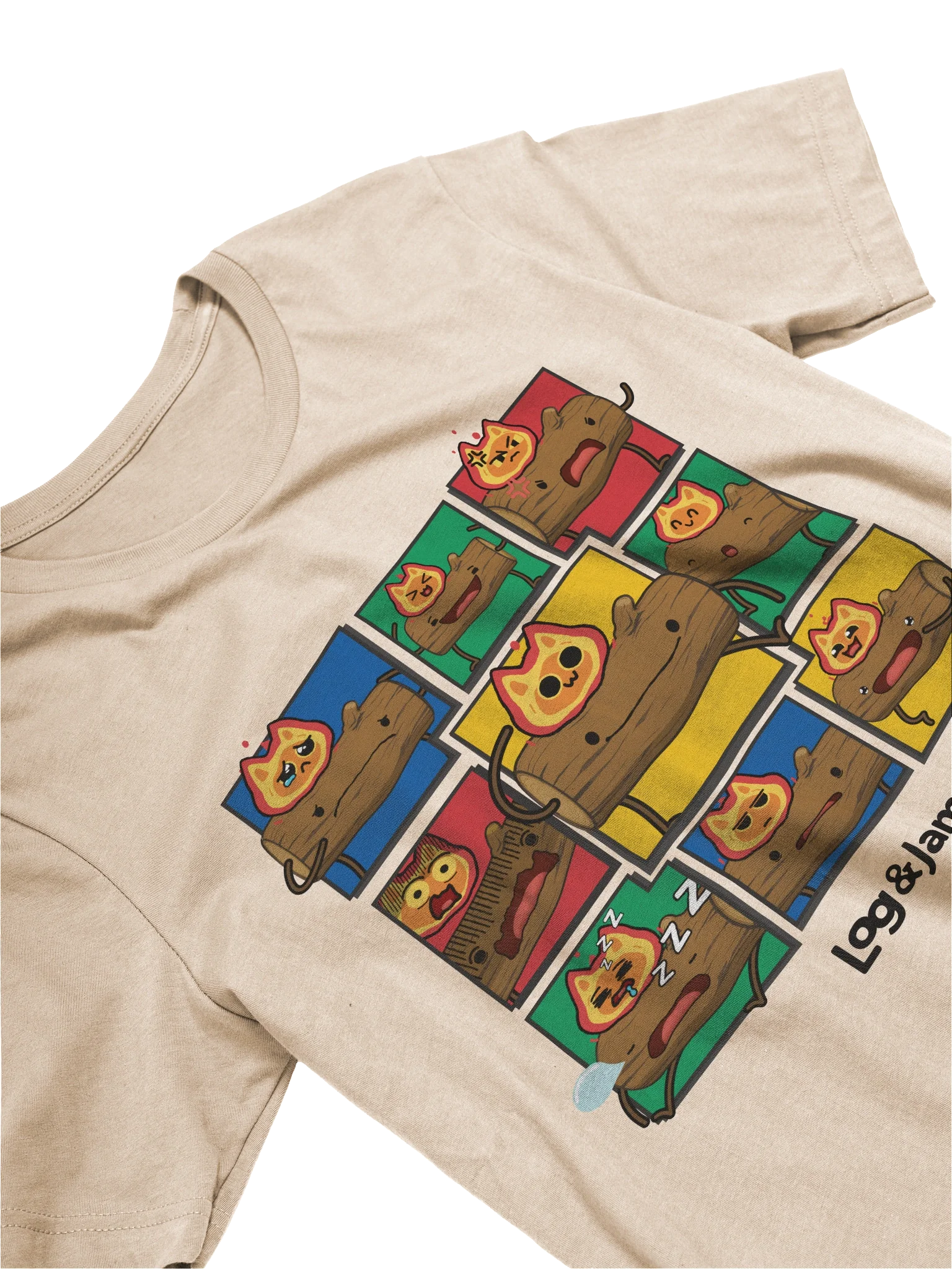 Bunch of Feelings Adult T-Shirt: Log & Jam Edition product image (2)