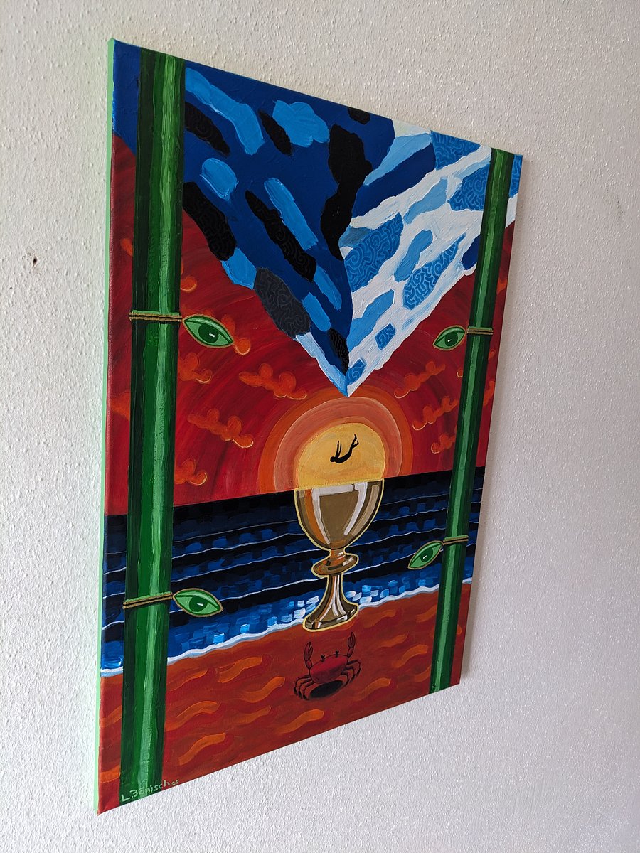 'The Metaphysician's Fall' Painting product image (6)