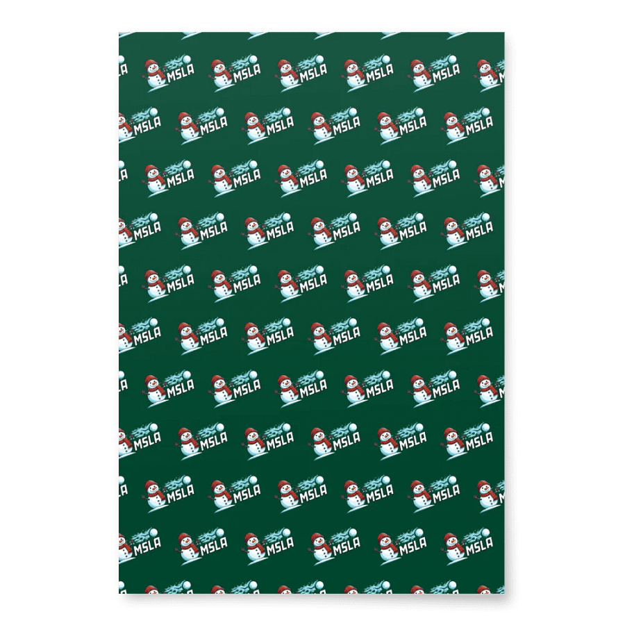 MSLA Holiday Wrapping Paper Sheets product image (4)