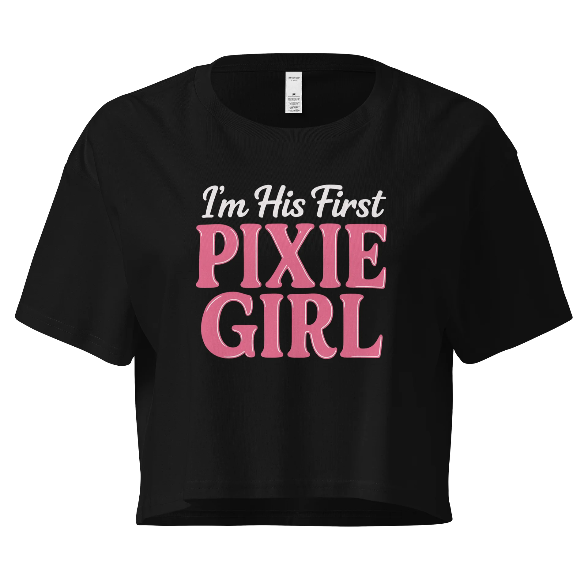 I’m his first pixie girl crop T-shirt product image (2)