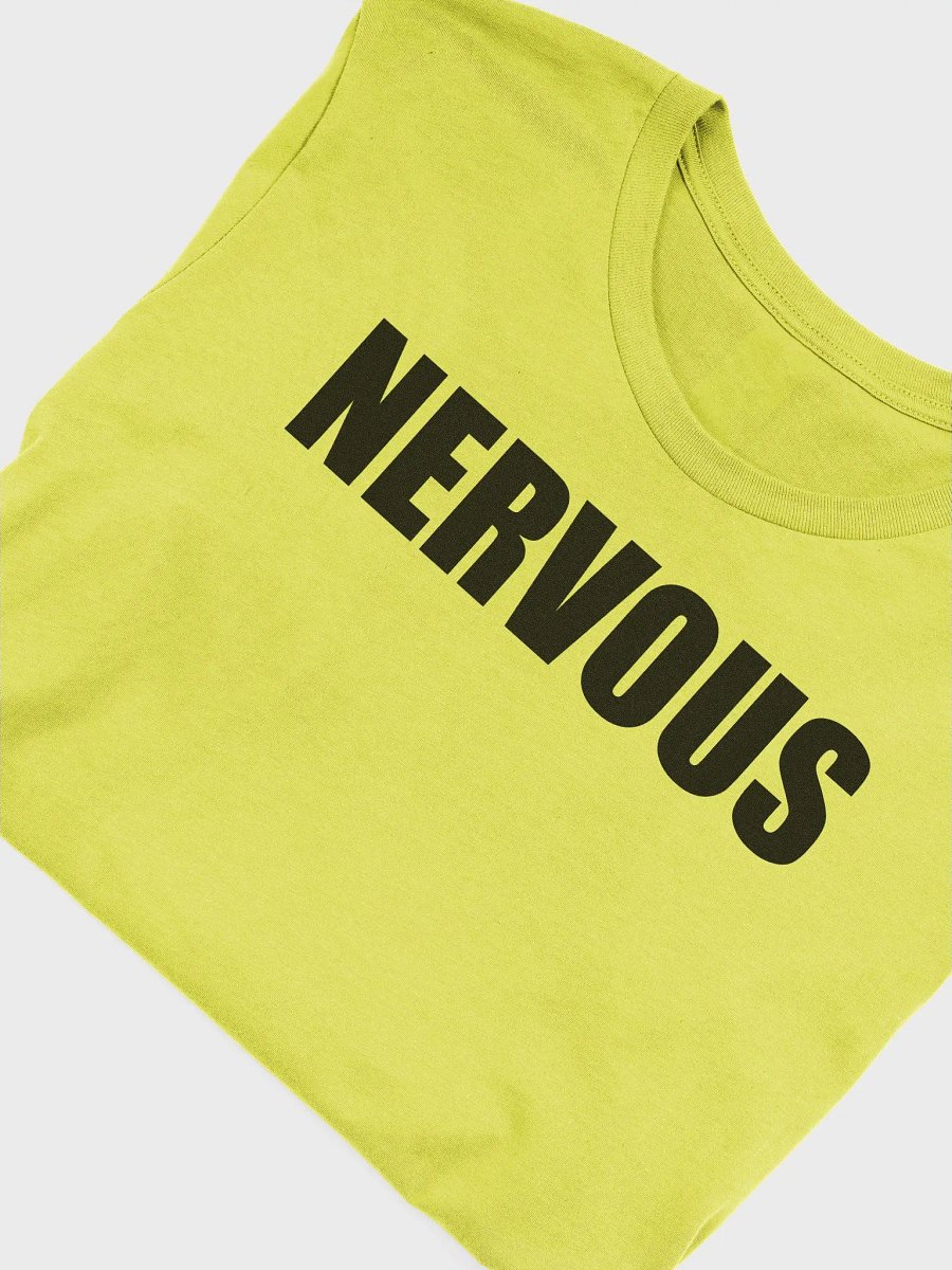 NERVOUS supersoft unisex t-shirt product image (5)