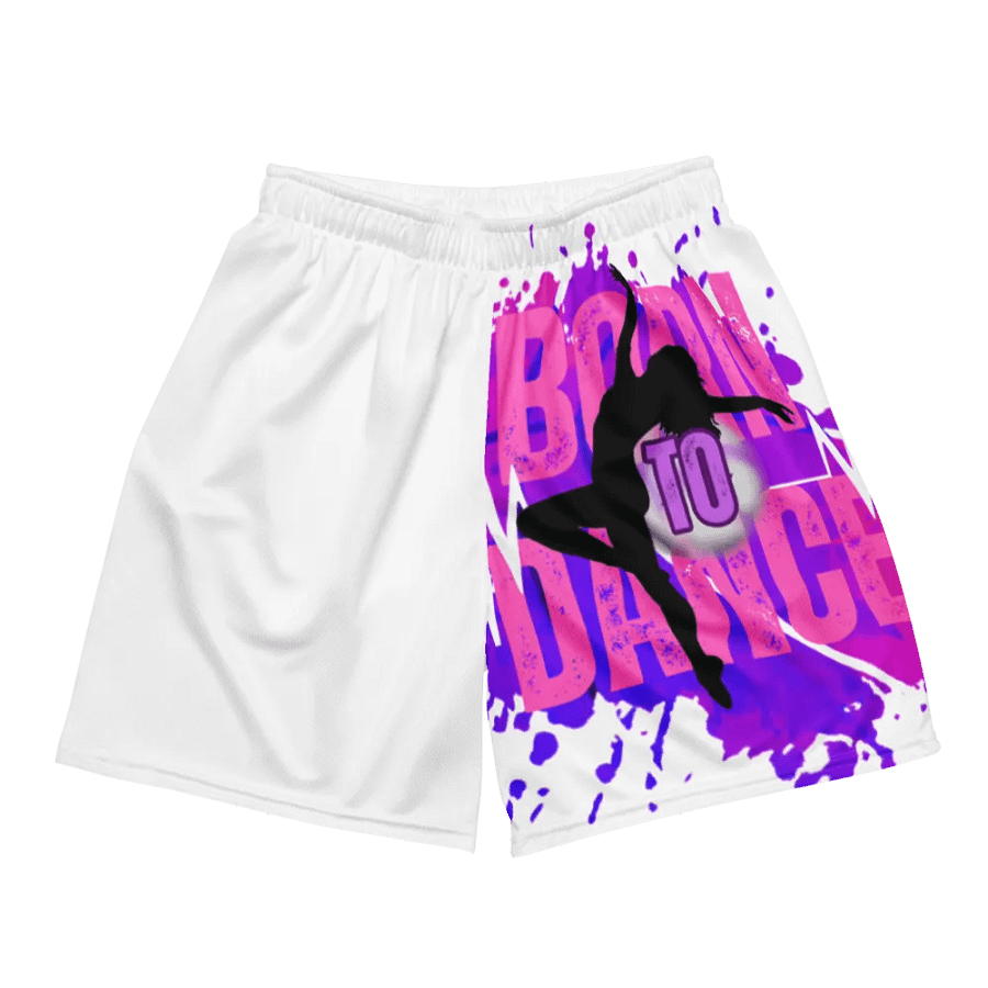 Expressive Born to Dance Her Silhouette Mesh Shorts product image (3)
