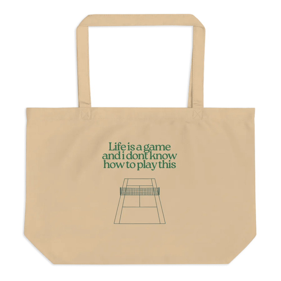 Life is a Game Organic Tote product image (1)
