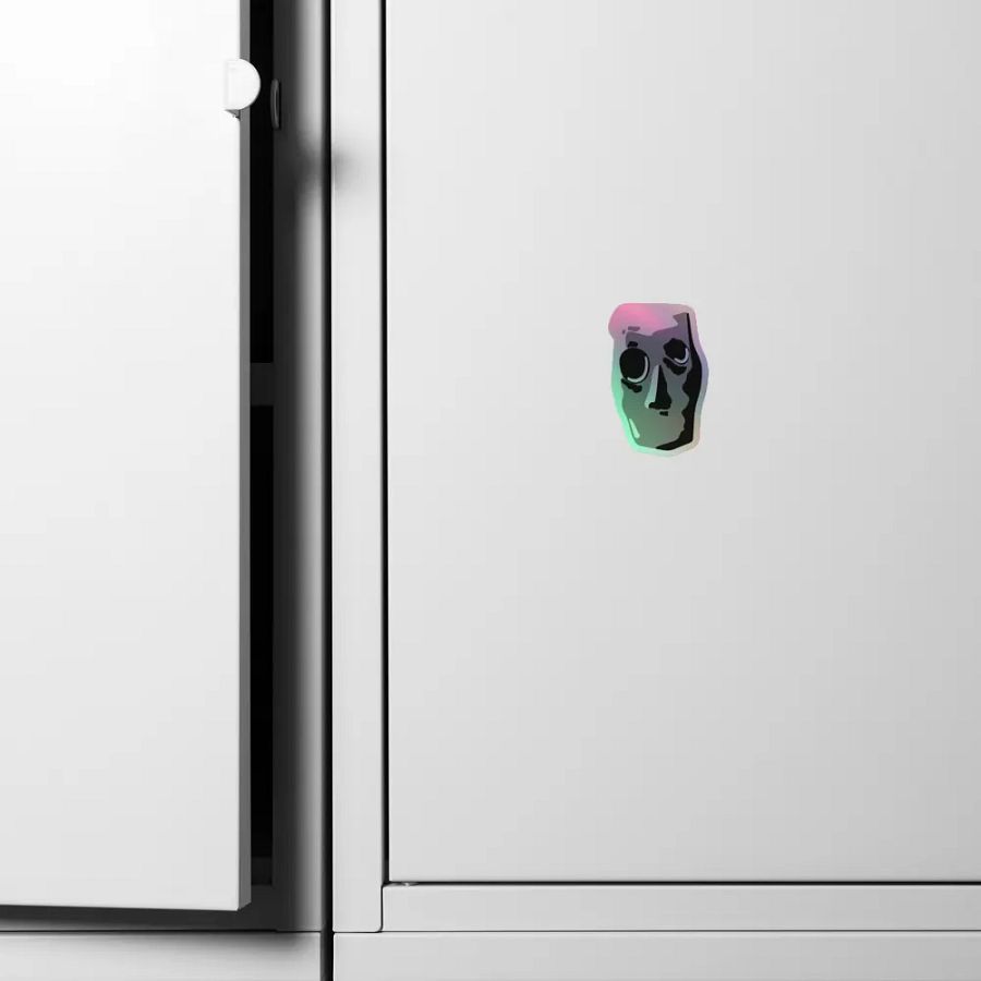 Old Man Chimes Holographic Sticker product image (6)
