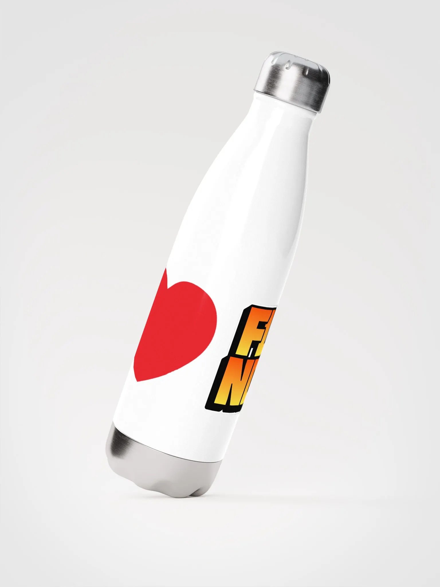 I Love Flange Stainless Steel Water Bottle product image (2)