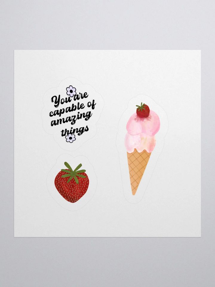 Strawberry Mini Stickers product image (2)