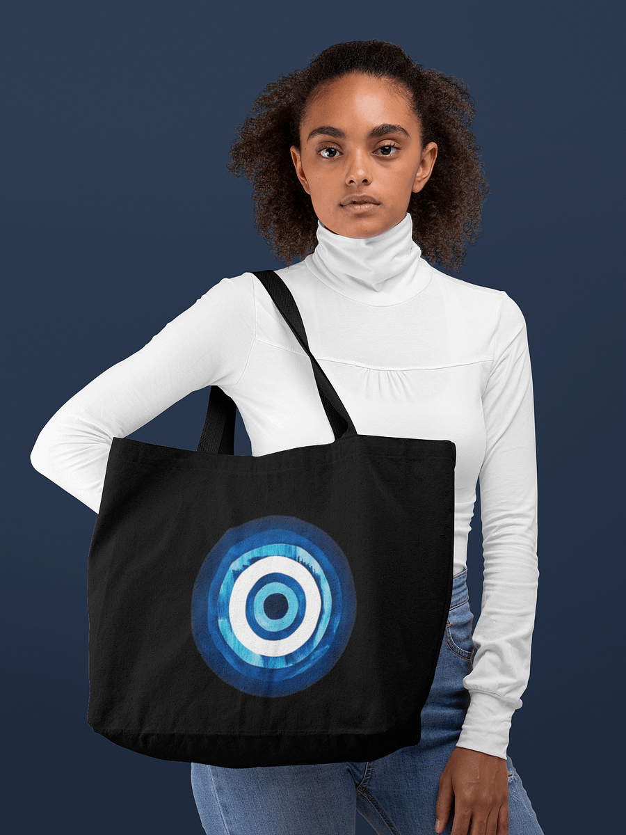Blue Mati Organic Cotton Tote in Black – Protection & Style in One product image (6)