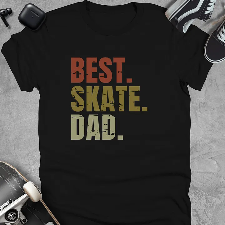 Best skate dad, Skateboarding t-shirt for dad, Fathers day product image (1)