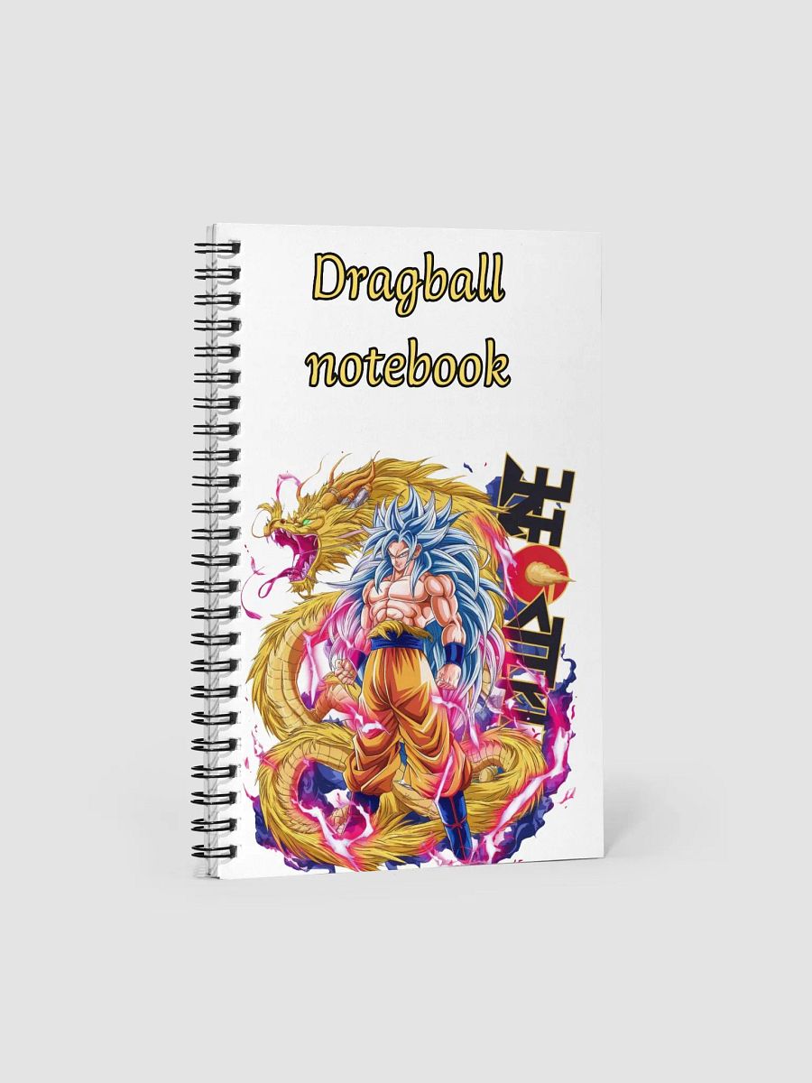 Saiyan Power Spiral Notebook product image (1)