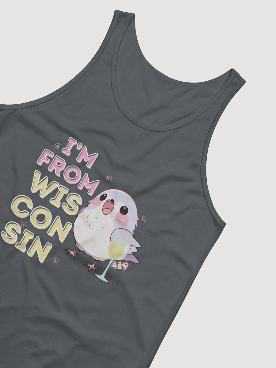 I'm From Wisconsin Dark-Colored Tank Top product image (27)
