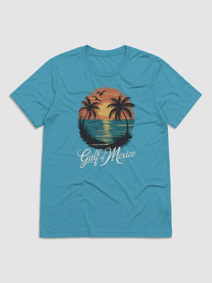 Vintage Gulf of Mexico Sunset Comfort Tri-Blend Tee product image (3)
