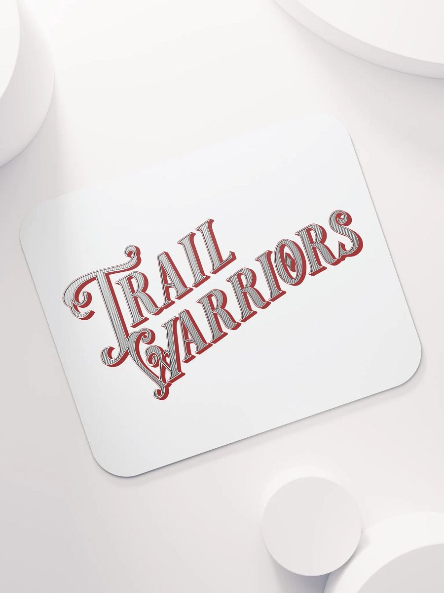 Red w/ Gradient Classic Trail Warriors Emblem Mouse Pad product image (7)
