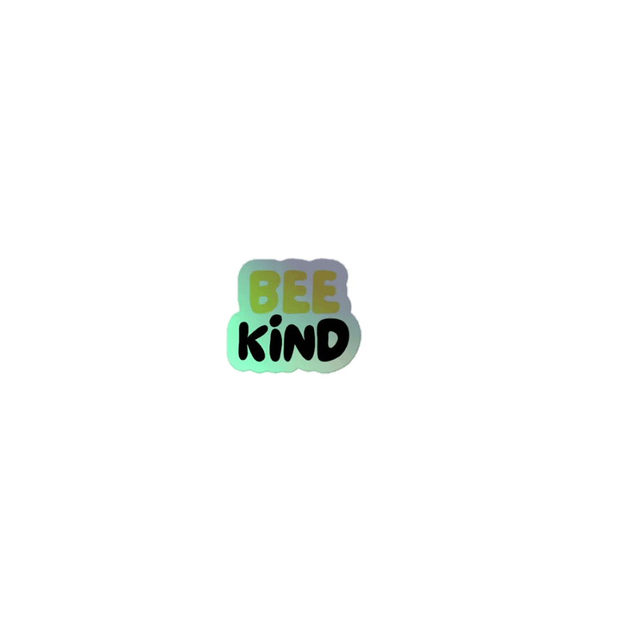 Bee Kind Holographic Sticker product image (1)