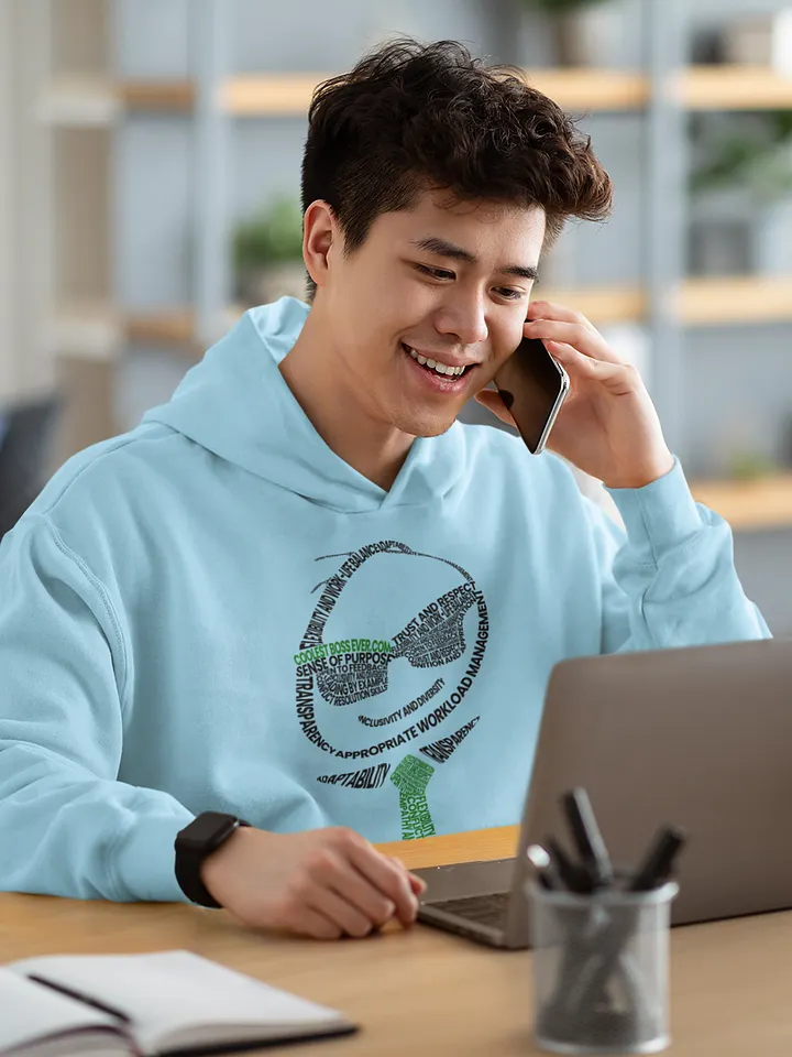 Coolest Boss Ever | Cotton Heritage Unisex Premium Hoodie | Ultimate Comfort & Style product image (2)