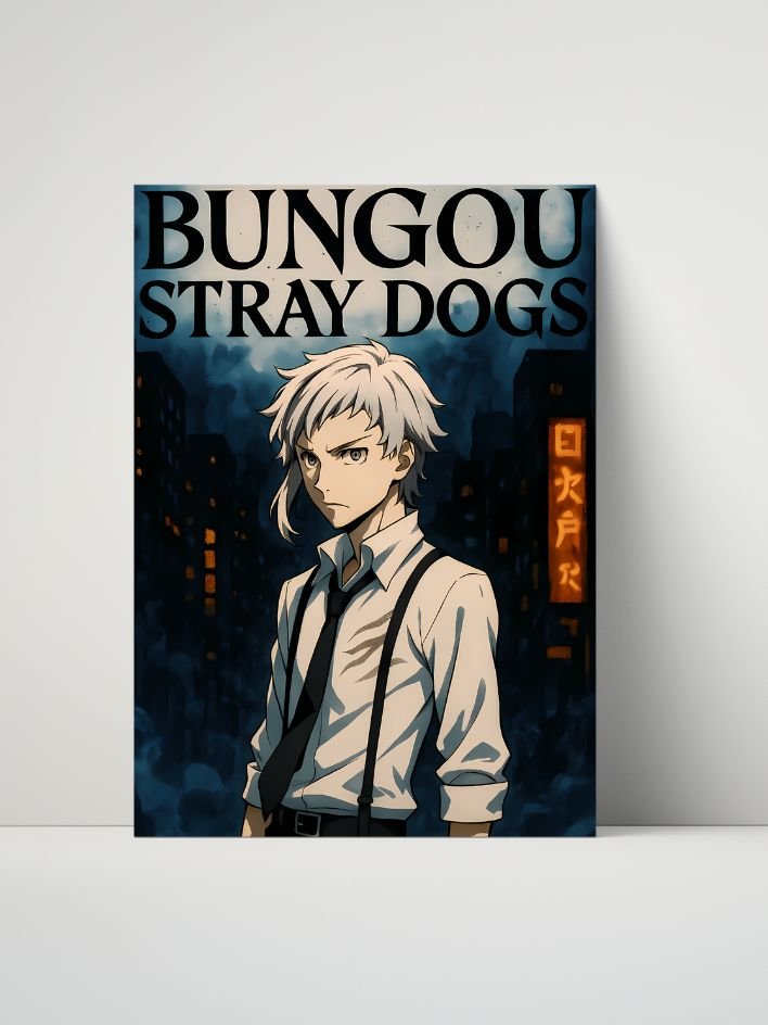 Bungou Stray Dogs – Atsushi Nakajima Midnight Resolve – 8x10 Metal Print product image (1)