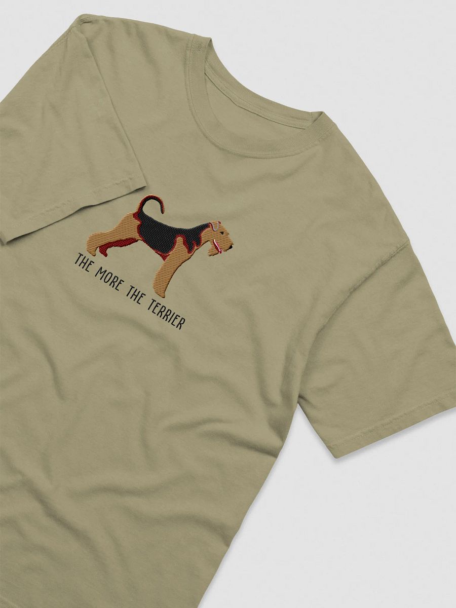 The More The Terrier T-Shirt(Embroidered) of an Airedale Terrier product image (11)