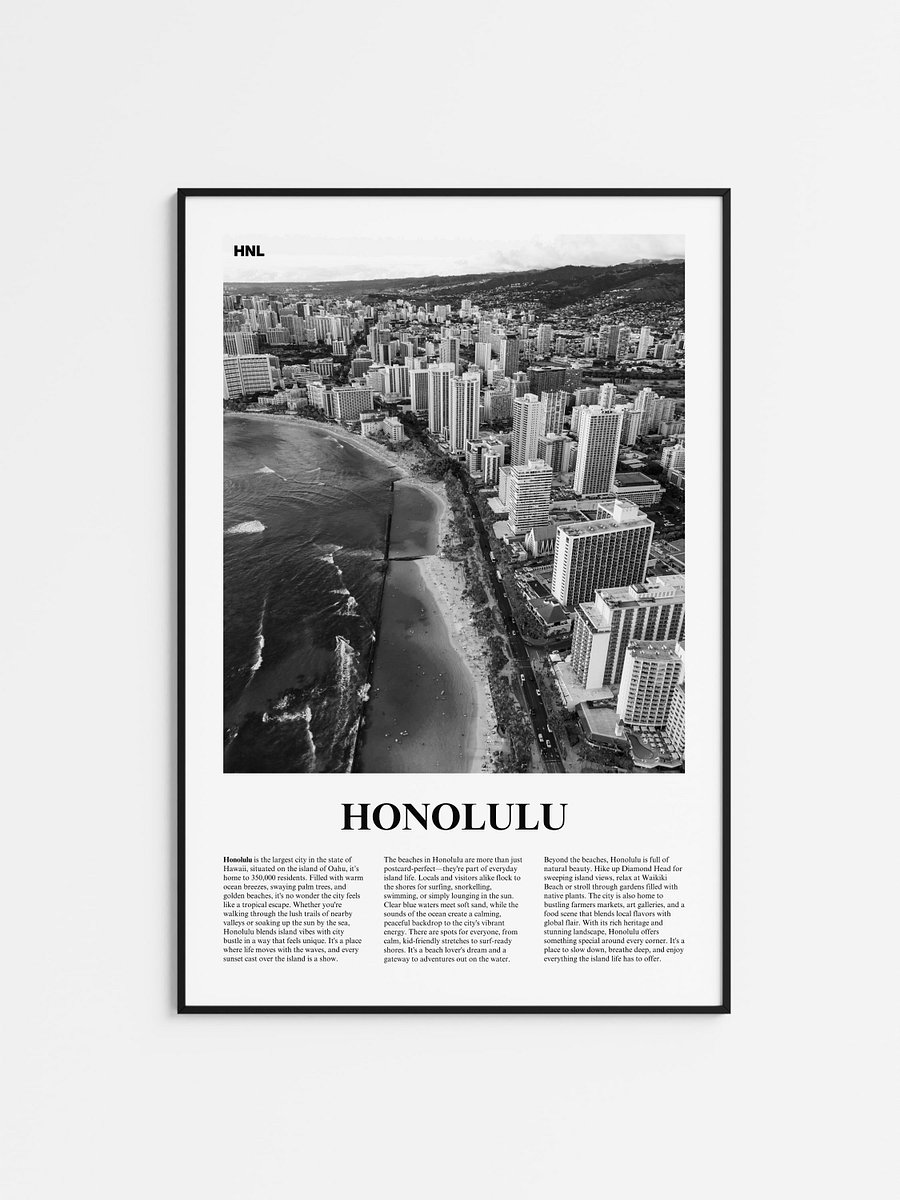 Honolulu 02 Newspaper Poster product image (1)